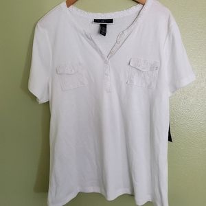 White Karen Scott T-shirt